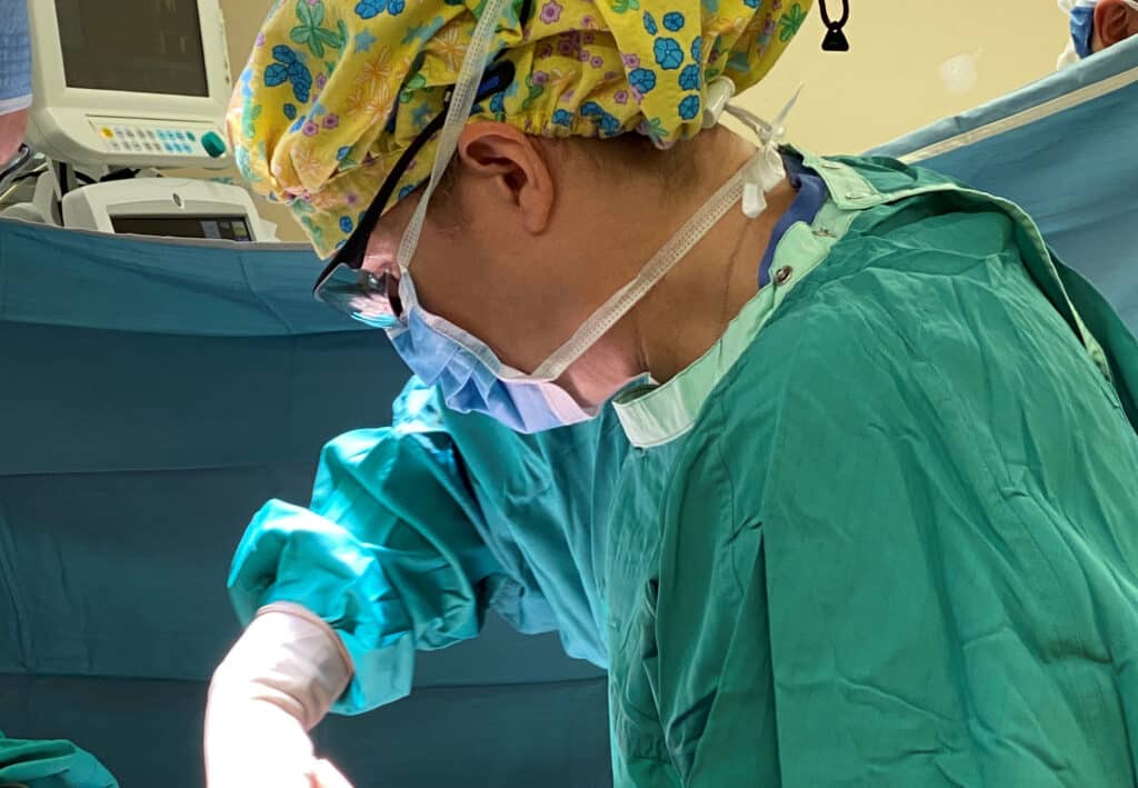 Dr. Susan McDonald operating