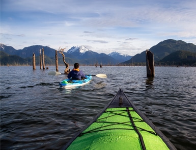 Kayakers in Mission