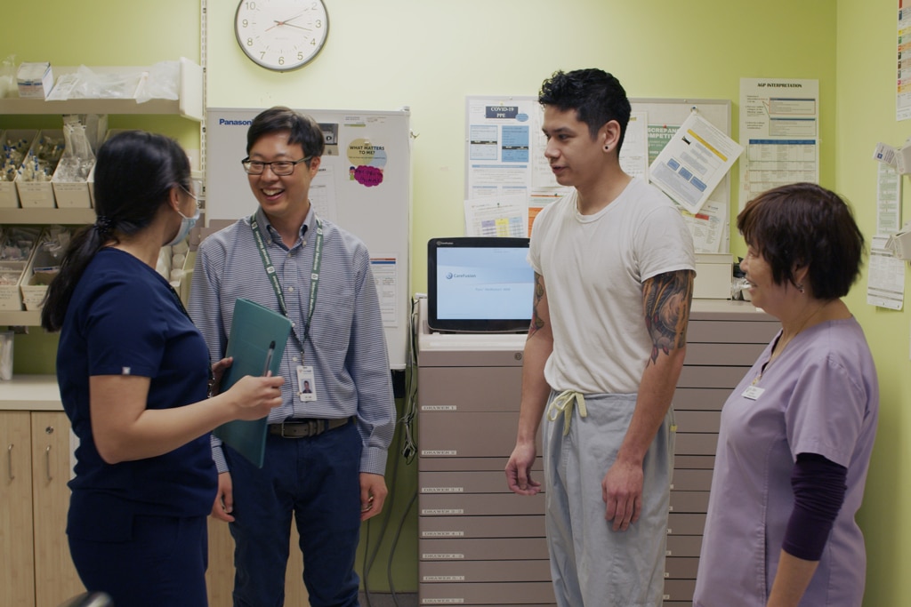 Medical staff discussion